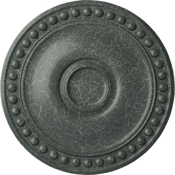 Ekena Millwork Foster Ceiling Medallion (Fits Canopies up to 5 5/8"), 19 1/8"OD x 1"P, Athenian Green Crackle CM19FOAGC - main